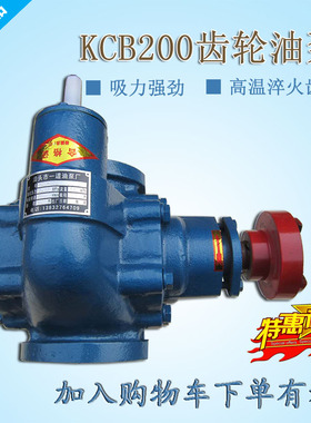 齿轮油泵KCB2300483633960大流量防爆柴油机油高温电动自吸泵泵头