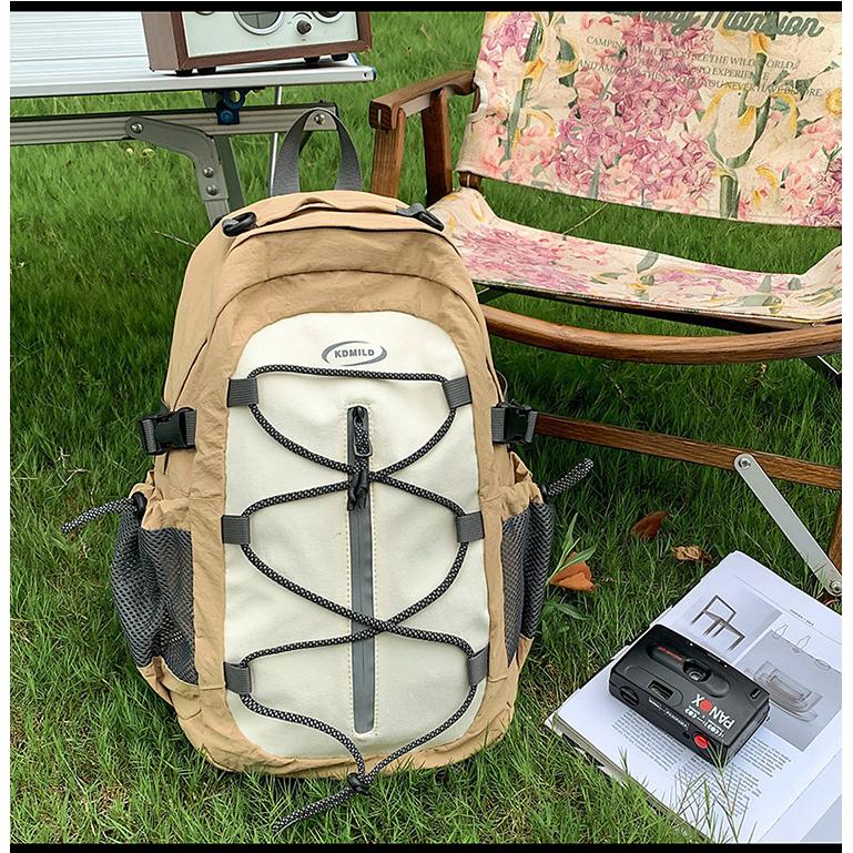 大学上课双肩通勤包轻便小型大容