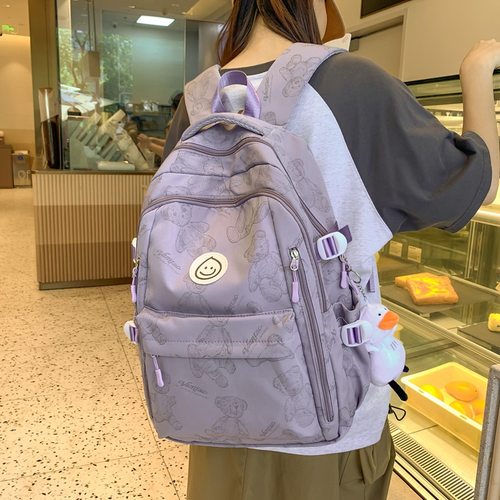 女童书包大容量初高中轻便双肩包