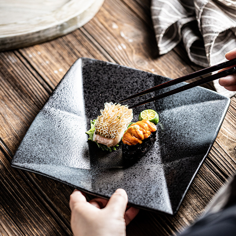 陶瓷九格盘西餐盘牛排盘蛋糕盘甜品盘点心摆盘前菜碟正方形盘子,餐饮具,盘,淘宝优惠券,粉丝福利购,淘宝优惠卷