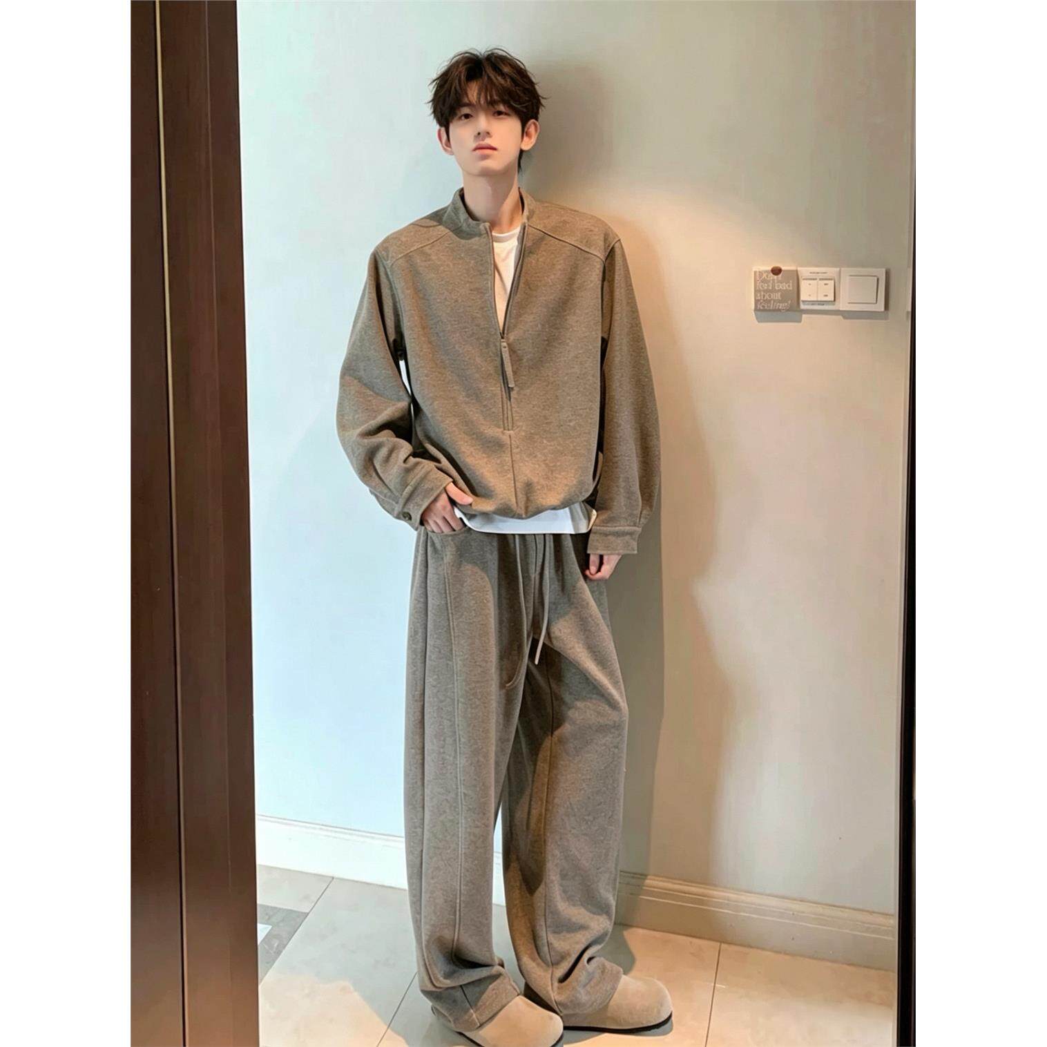 HN26aw/加厚假两件卫衣套