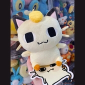 喵喵毛绒公仔卡通立尾鼠玩偶玩具布娃娃礼物礼品