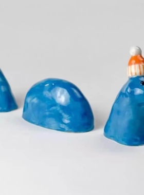 陶瓷摆件小众设计感高级轻奢客厅玄关电视柜装饰品