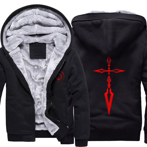 命运fate周边二次元拉链卫衣加厚fgo saber动漫cos服贞德外套衣服