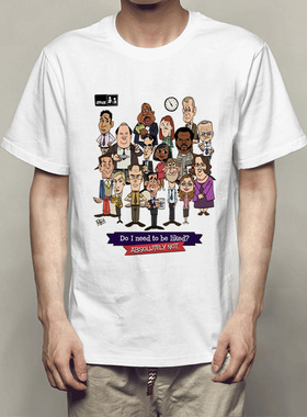 THE OFFICE短袖t恤男女夏柔软服饰美剧办公室衣服夏季T恤衫半截袖