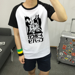 星际牛仔短袖t恤港风男款柔软半袖衣服韩版帅气夏季时尚服饰夏装
