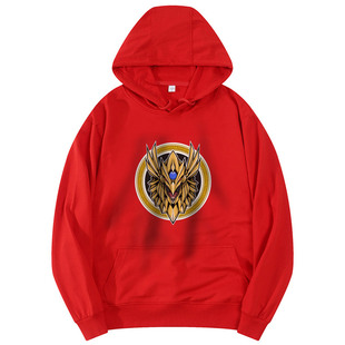 武藤游戏cos卫衣休闲游戏王衣服卡通印象原创连帽纸牌卡片秋冬装