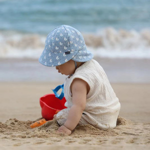 儿童帽子男女童夏季防晒帽宝宝户外遮阳帽防紫外线婴幼童护脖帽