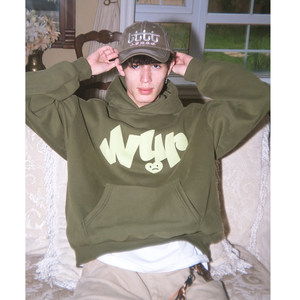 WUR秋冬连帽卫衣宽松情侣