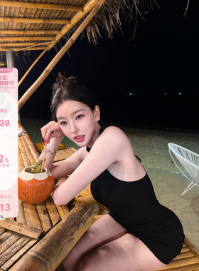 【Fart Shop】攻心曲线 黑色蕾丝露肩洋装女春季纯欲显瘦包臀裙