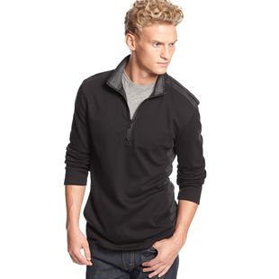 半拉链卫衣 时尚 帅气拼接款 防水拉链 男M352 简约风