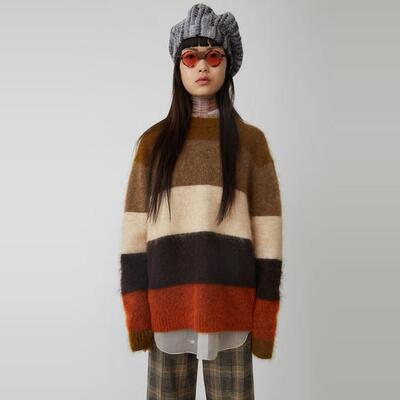 AC恩艺460美金廓形马海毛衫男女