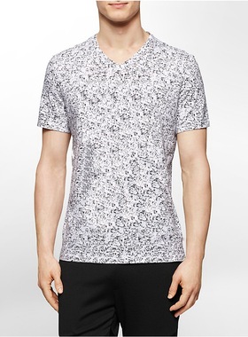 自留款 时尚简约 西K Jeans 专柜790 小印花 超帅短袖T恤 男U266