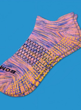 必收 牛货B*mbas大黄蜂袜界天花板 长绒棉带硅胶 踝袜 女+男Y324