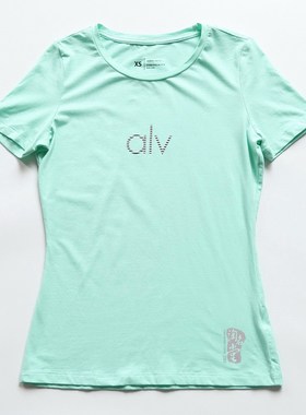 强货 时尚简约 西K Jeans 专柜790 条纹+LOGO 短袖T恤 女U240