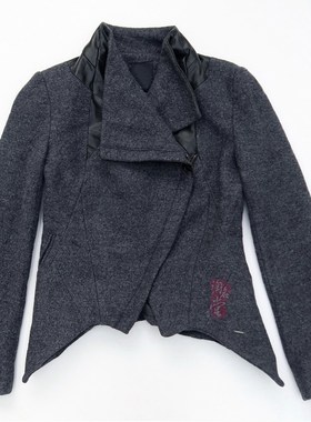 特 BC时尚之AM  法式浪漫 法式优雅 帅气Mao呢外套 女S393