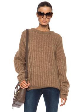 蕞时尚 瑞典AC恩艺A*NE 470美金 时尚大廓型 马海毛毛衣 男女X643