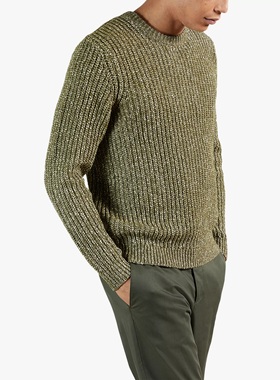 英伦时尚T*d Baker 220美金 粗针 气质保暖圆领毛衣W650