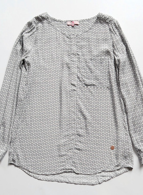 必收强货 欧式LBLS 100欧元 漂亮印花时尚上衣 女S723