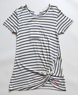 经典 条纹 型T恤 夏季 女T940 好版 超靓面料 打结设计 澳洲WHY 时尚