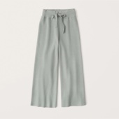 休闲 针织阔腿裤 A&F 2025春夏 美式 时尚 tch麋鹿 专柜790 女X762