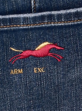 强货 意大利AX阿玛呢 2026春 专柜1900 马年限定铅笔牛仔裤女Y327