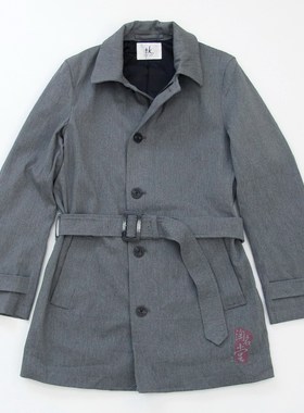 日单精品菊驰武夫 TK TAKEO 复古时尚 超合身超帅气质风衣 男R974
