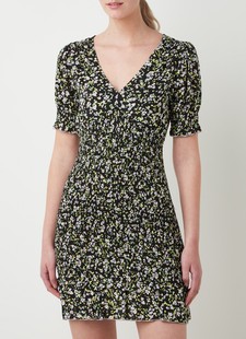 美式 小碎花 红白蓝TOM 专柜1600 连衣裙W045 小确幸