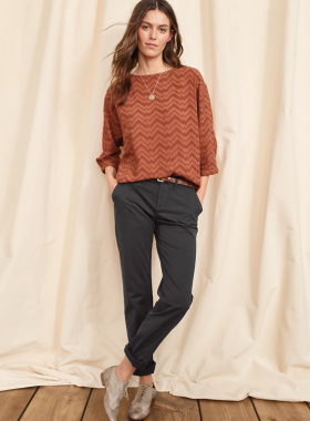 美式GH 158美金 文艺范 水洗 好裤型 好气质 休闲裤 女V908