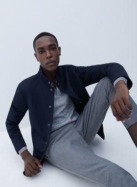 欧式时尚 R*SERVED 秋冬 超有设计感 气质范薄棉外套 男V079