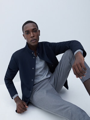 欧式时尚 R*SERVED 秋冬 超有设计感 气质范薄棉外套 男V079