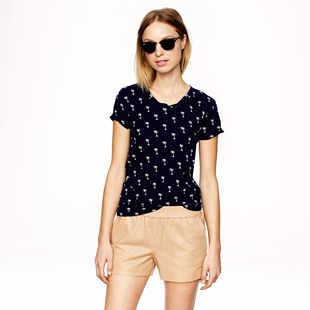 超舒适材质 型T恤 潮流印花 好版 女P711 时尚 J.CR时尚