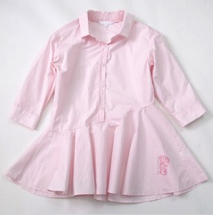 特 香蕉风尚 ZG598 时尚设计感 潮流范 衬衫连衣裙 女Q634