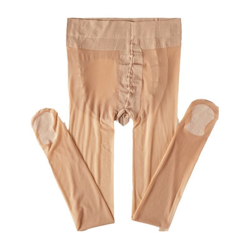 袋装大码胖mm蜜桃臀丝袜薄款网红黑肉丝袜任意剪防勾丝菠萝袜肉色