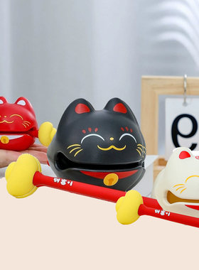 可爱招财猫木鱼桌面摆件