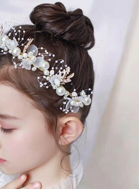 仙女风森系花环皇冠发箍女童