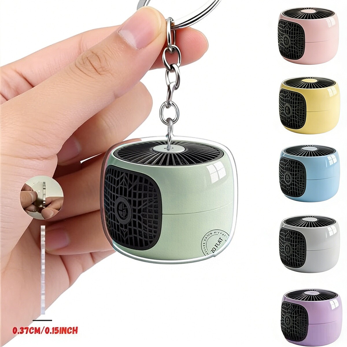 跨境亚马逊2D平面可爱音箱亚克力钥匙扣汽车包包钥匙装饰小礼品
