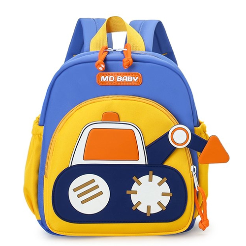 幼儿园书包宝宝男孩迷你双肩包1-3岁2男童入学背包挖掘机儿童卡通
