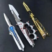 三角洲玩具信条北极星金属模型可弹出怜悯影锋蝴蝶可折叠礼物霸气