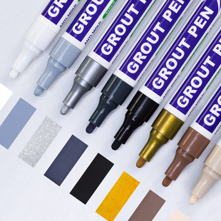 广纳瓷砖美缝笔瓷砖缝隙补grout marker renew pen paint Cleaner