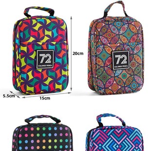 彩铅收纳包72孔彩色铅笔笔袋大容量包装盒colored pencils Bag