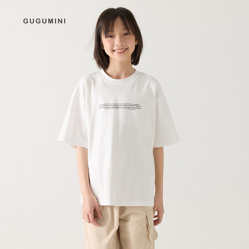 gugumini童装夏季全棉短袖T恤
