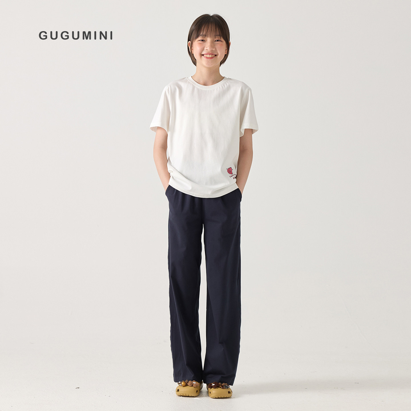 gugumini童装夏季短袖T恤图片
