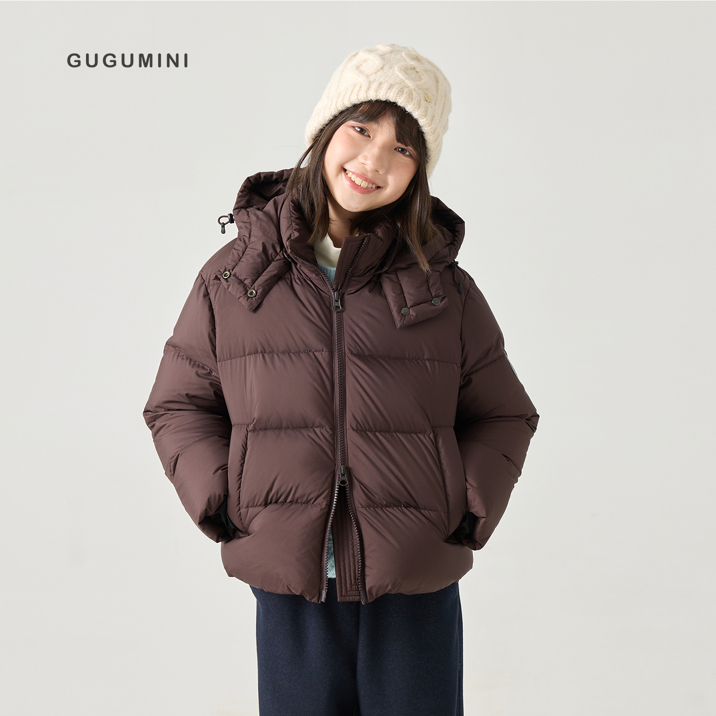 古古家90白鹅绒鹅绒服外套