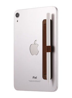 适用于苹果iPad小米华为三星平板通用可插笔便携式手腕带皮革潮款