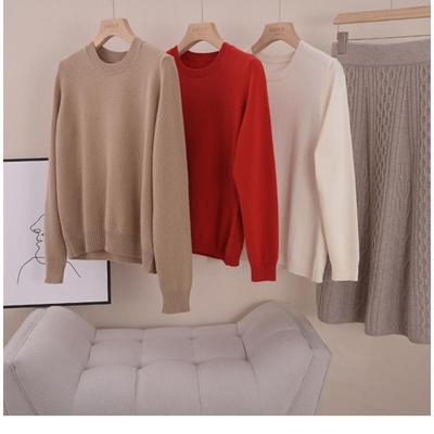 2024秋冬新款100山羊绒羊绒衫