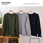 色系大气感 开衩出口山羊绒加厚套衫 慵懒随意就选她 女美观插肩袖