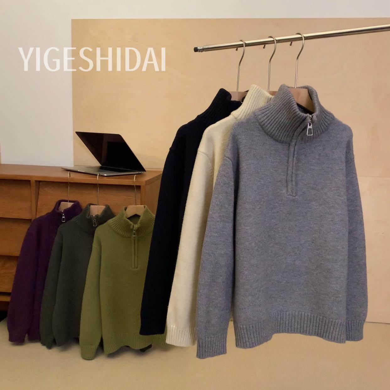 【一歌时代】潮童针织加厚毛衣休闲韩版加厚冬款男童冬款毛衣