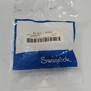 世伟洛克 全新工厂密封 6PMK2 QC6 快速连接杆带阀门