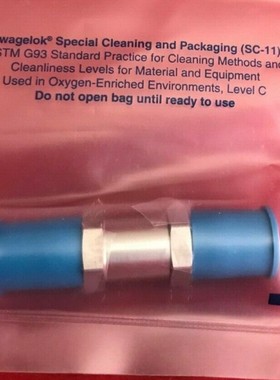 世伟洛克 SS-4C-VCR-1/3 POPPET 检查阀,固定压力 1/4 英寸 SS 录